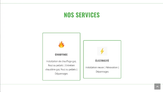 Ancien rendu de la section services de domobp.fr