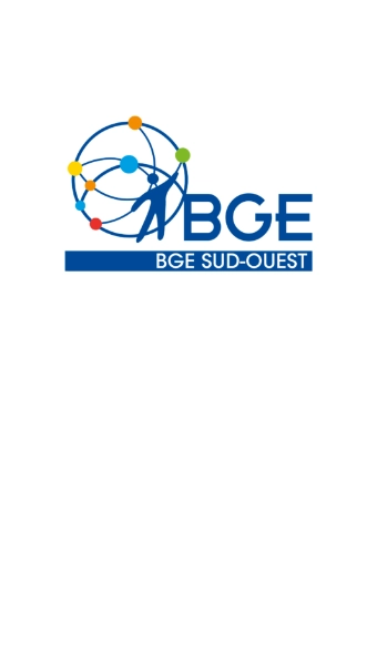 Logo officiel de BGE Sud-Ouest en bleu