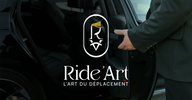 Logo Ride'Art, service de chauffeur privé haut de gamme